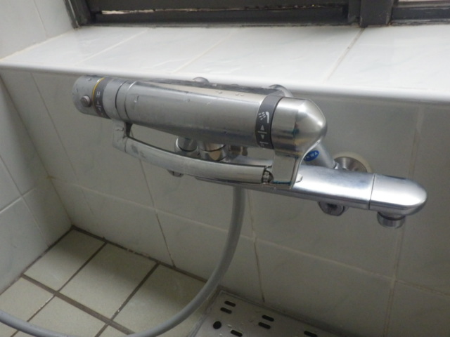シャワー水栓取替え工事（神戸市東灘区）既設水栓